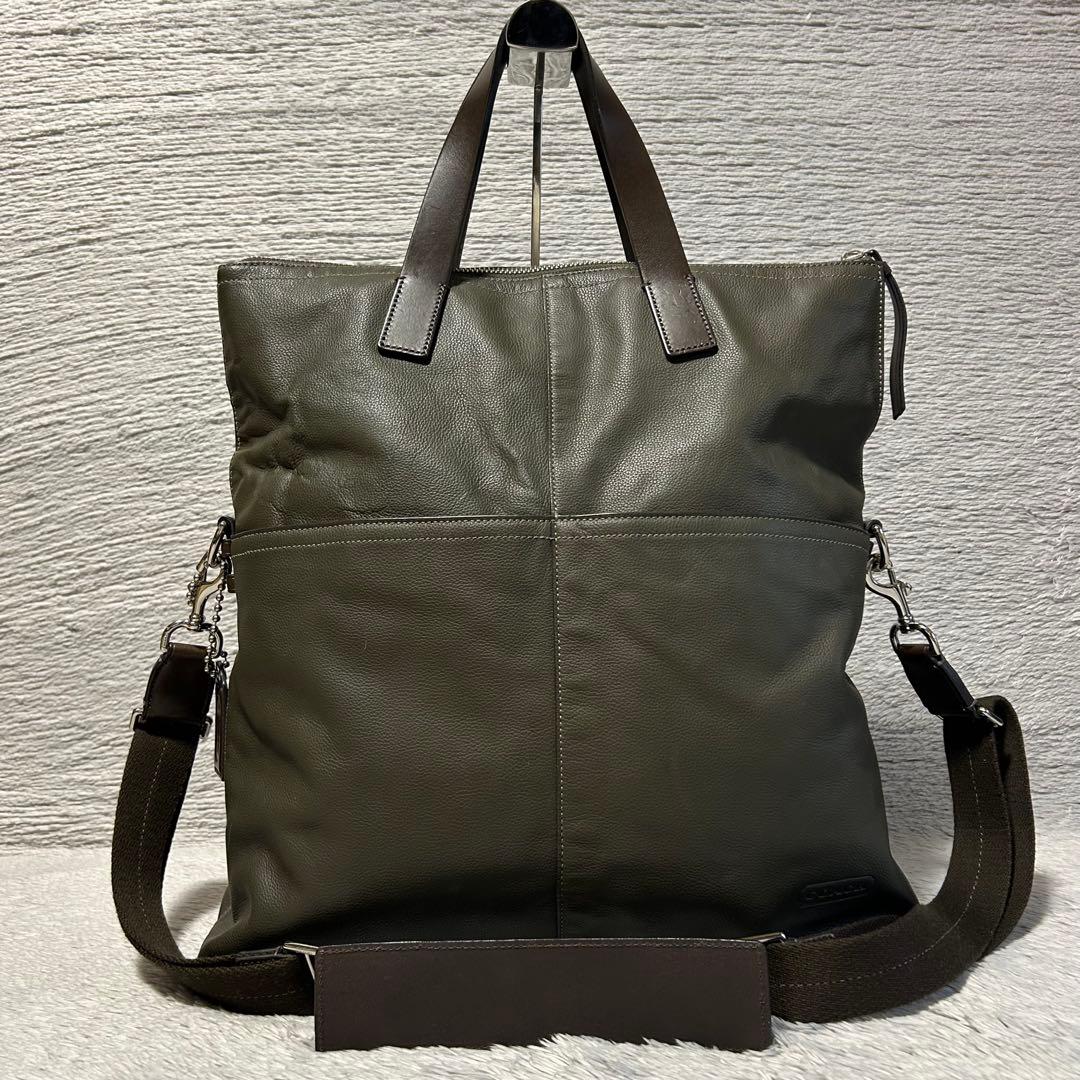 COACH コーチ トンプソン クロスボディ 70493 レザートートバッグ