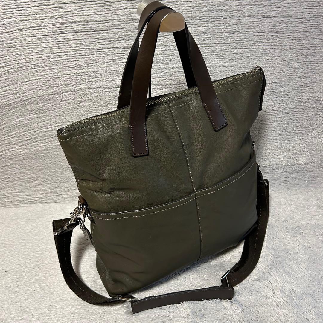 COACH コーチ トンプソン クロスボディ 70493 レザートートバッグ