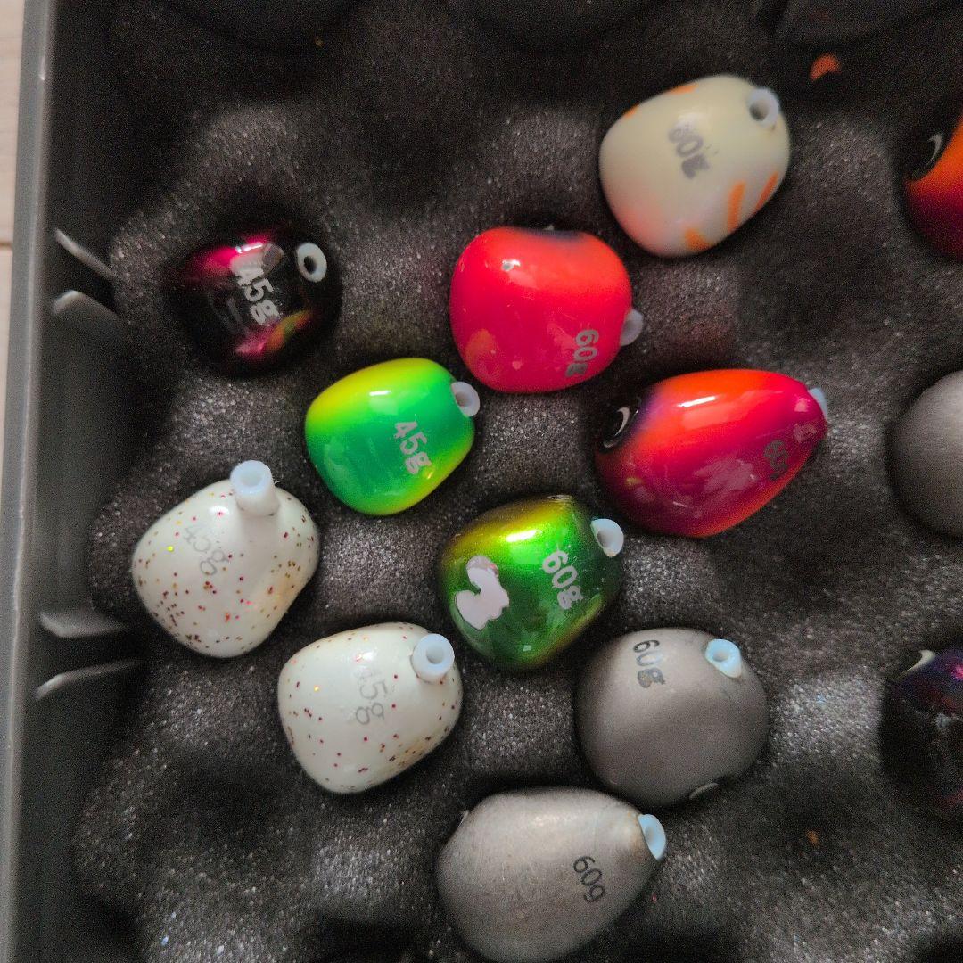 値下げ【合計25個】ジャッカルビンビン玉　タングステン　 45-120g