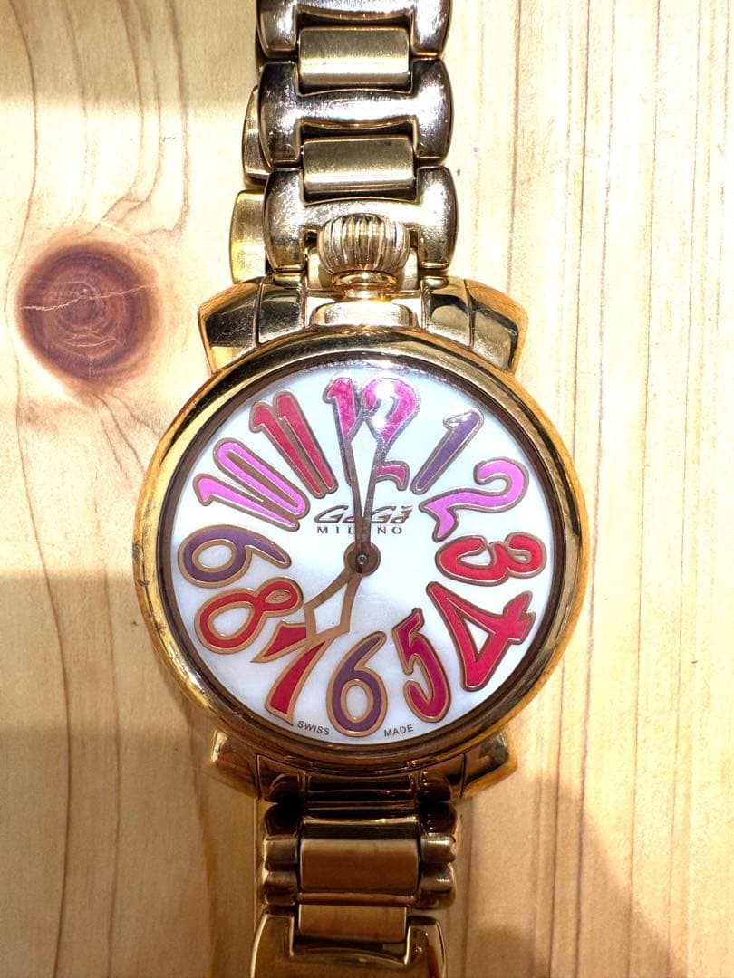 GaGa MILANO ガガミラノ 腕時計 ゴールド レディース クォーツ