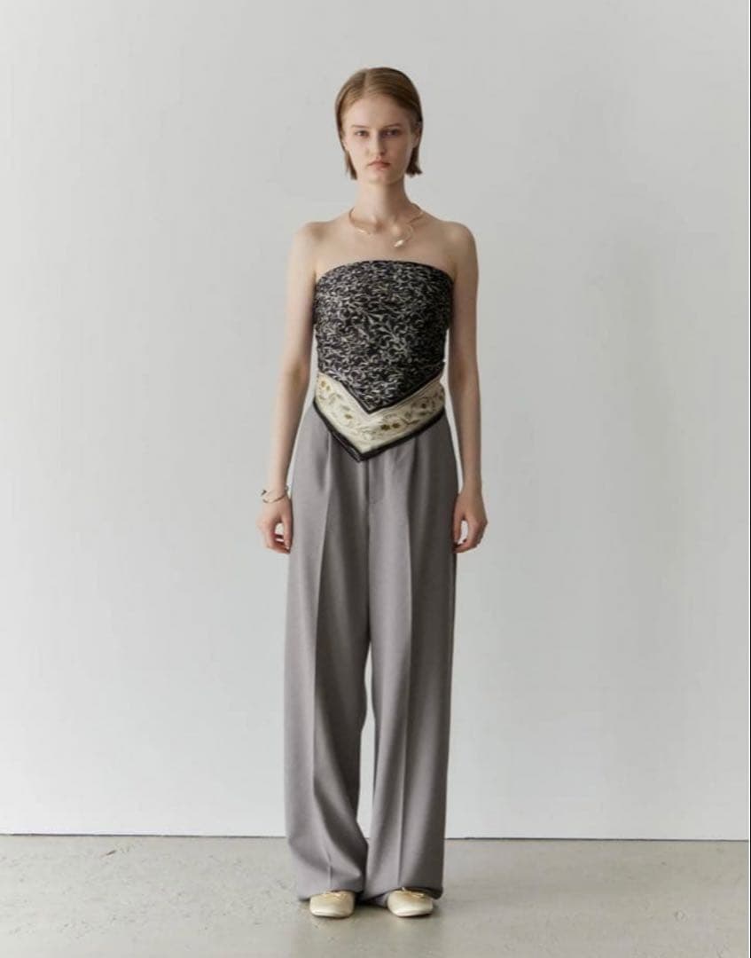 小物 eaphi INDIA PATTERN SATIN SCARF