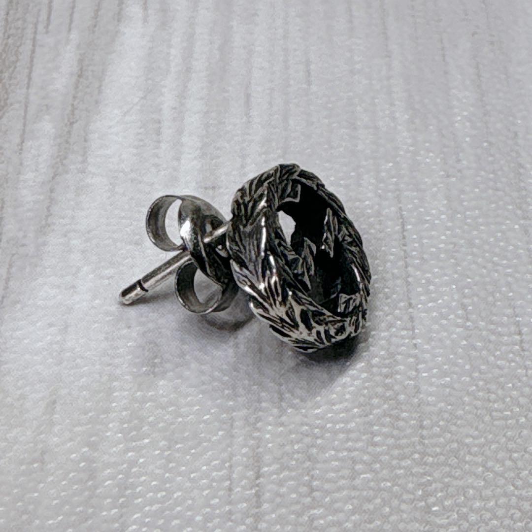 美品✨ GUCCI ピアス アラベスク インターロッキング GG 片耳 シルバー