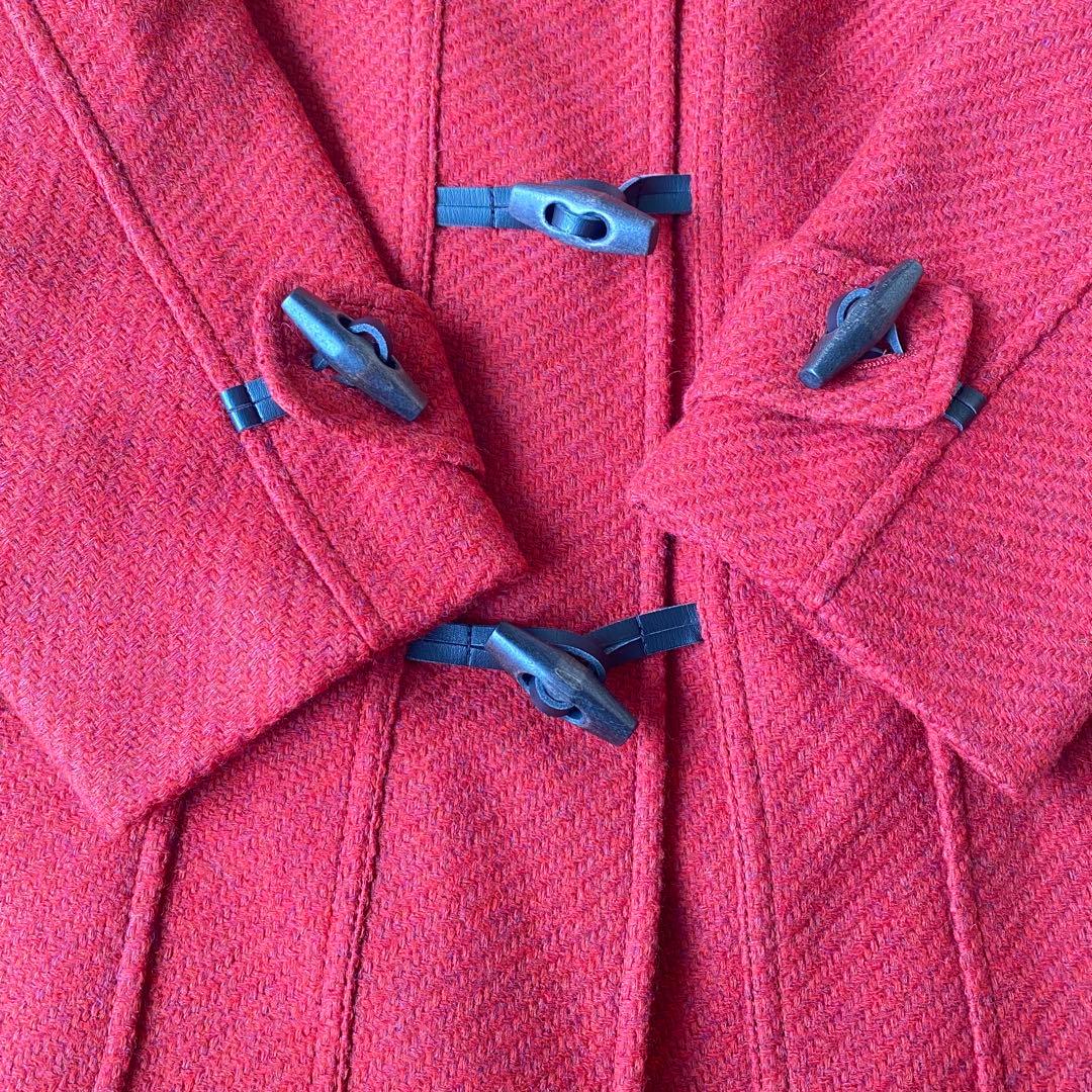 【未使用/希少】23区 イタリア生地使用　ダッフルコート ウールツイード　大きい