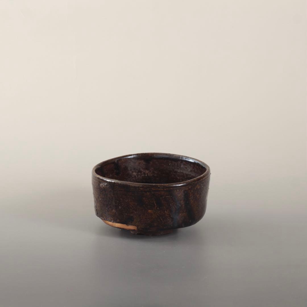 祖母懐印 志戸呂焼 半筒 茶碗 茶道具 古美術 古道具 アンティーク