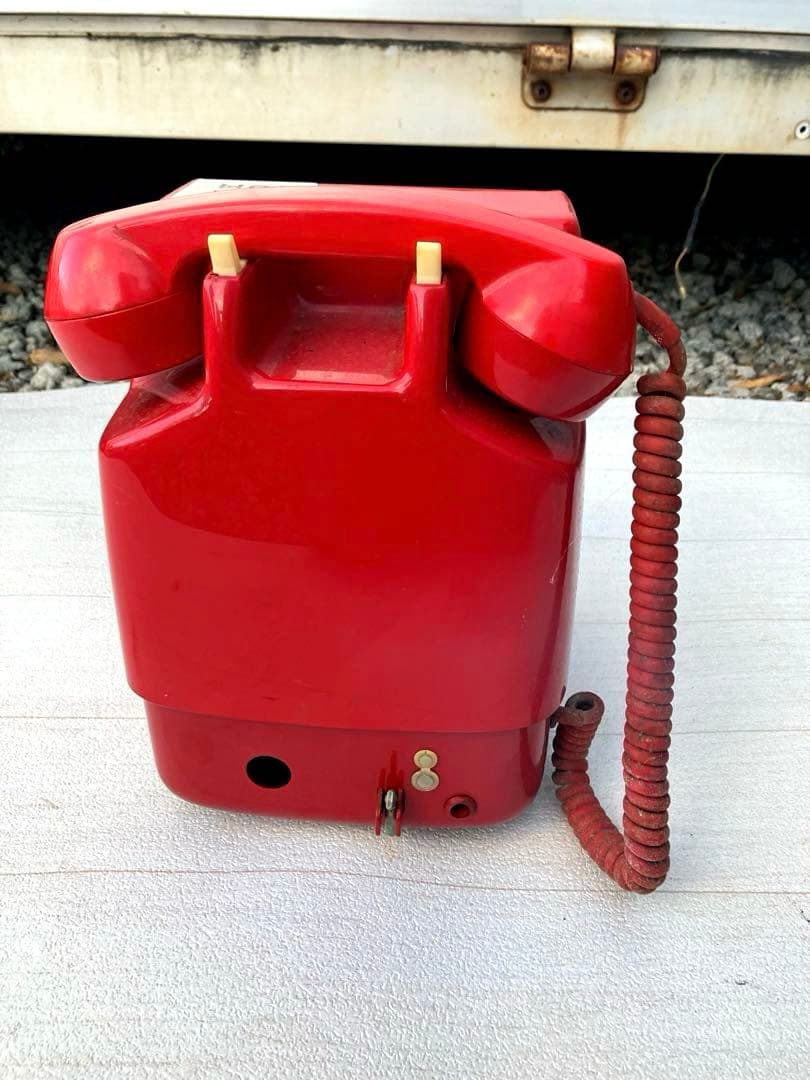 赤電話　公衆電話　電電公社　昭和レトロ
