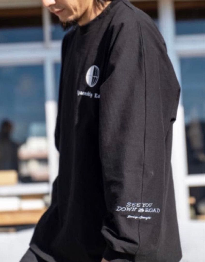 新品　DOMINGO　PURVEYORS　LUZeSOMBRA　厚手 ロンT　黒