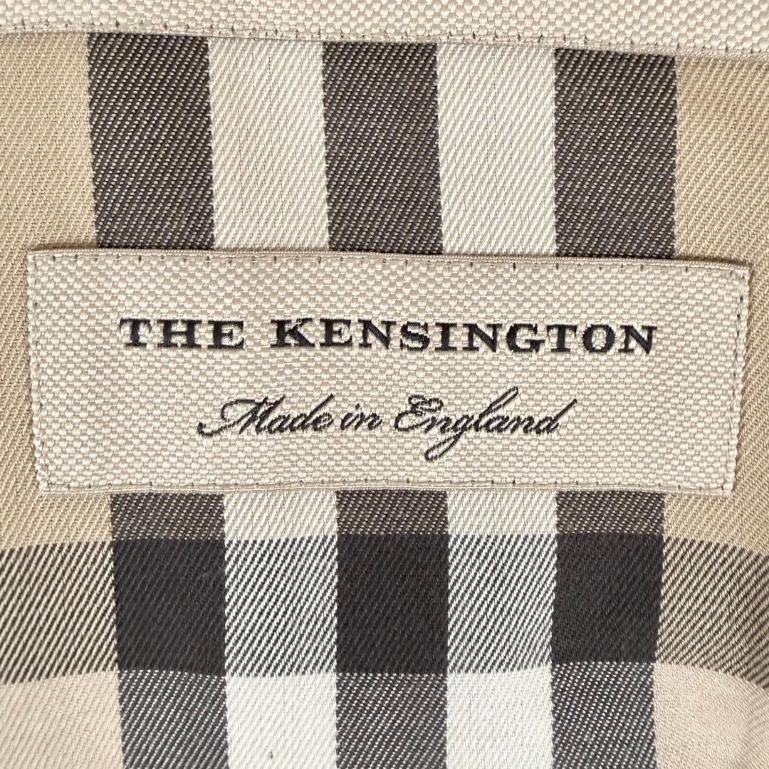 大きい バーバリー ケンジントン トレンチコート ロング メガチェック XL