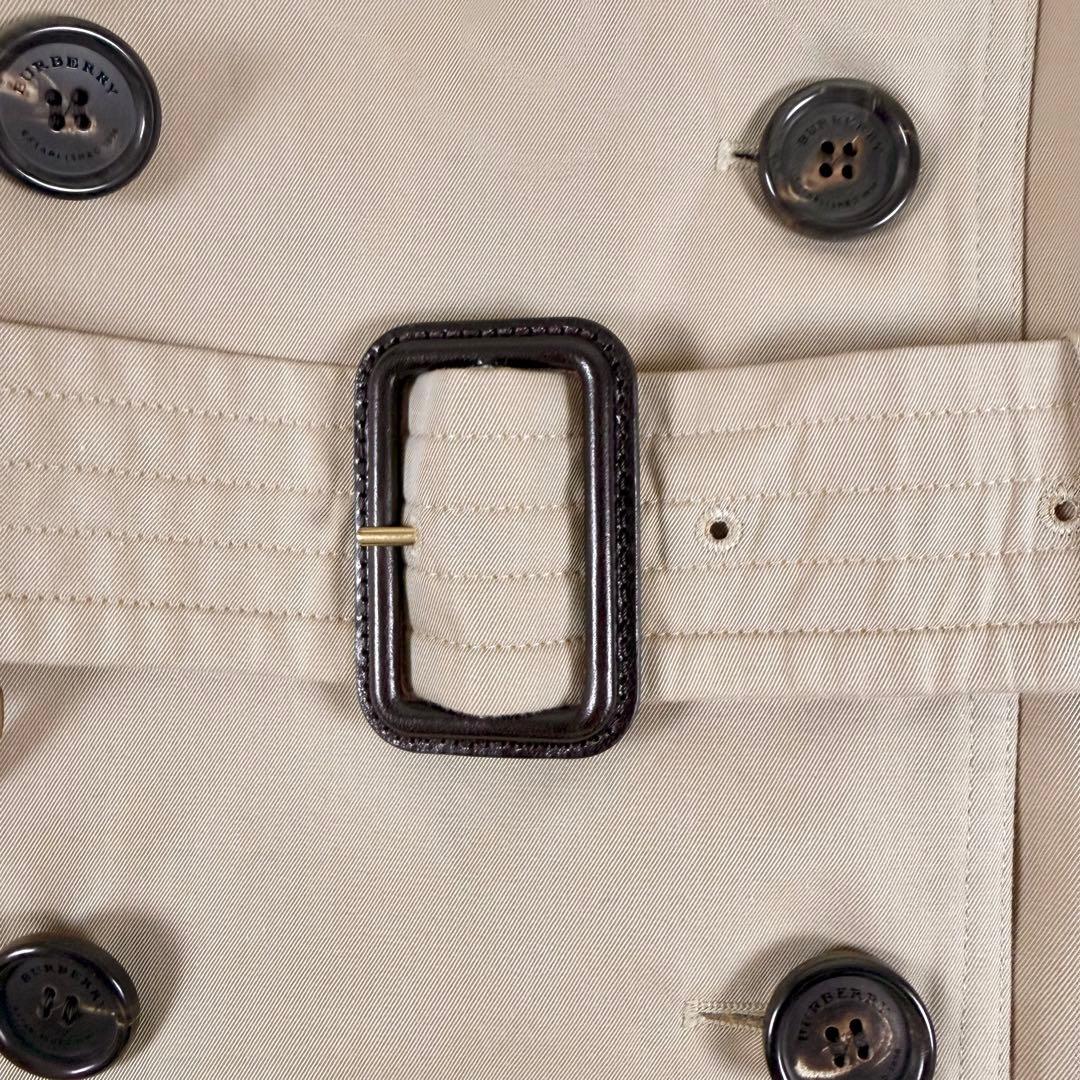 大きい バーバリー ケンジントン トレンチコート ロング メガチェック XL