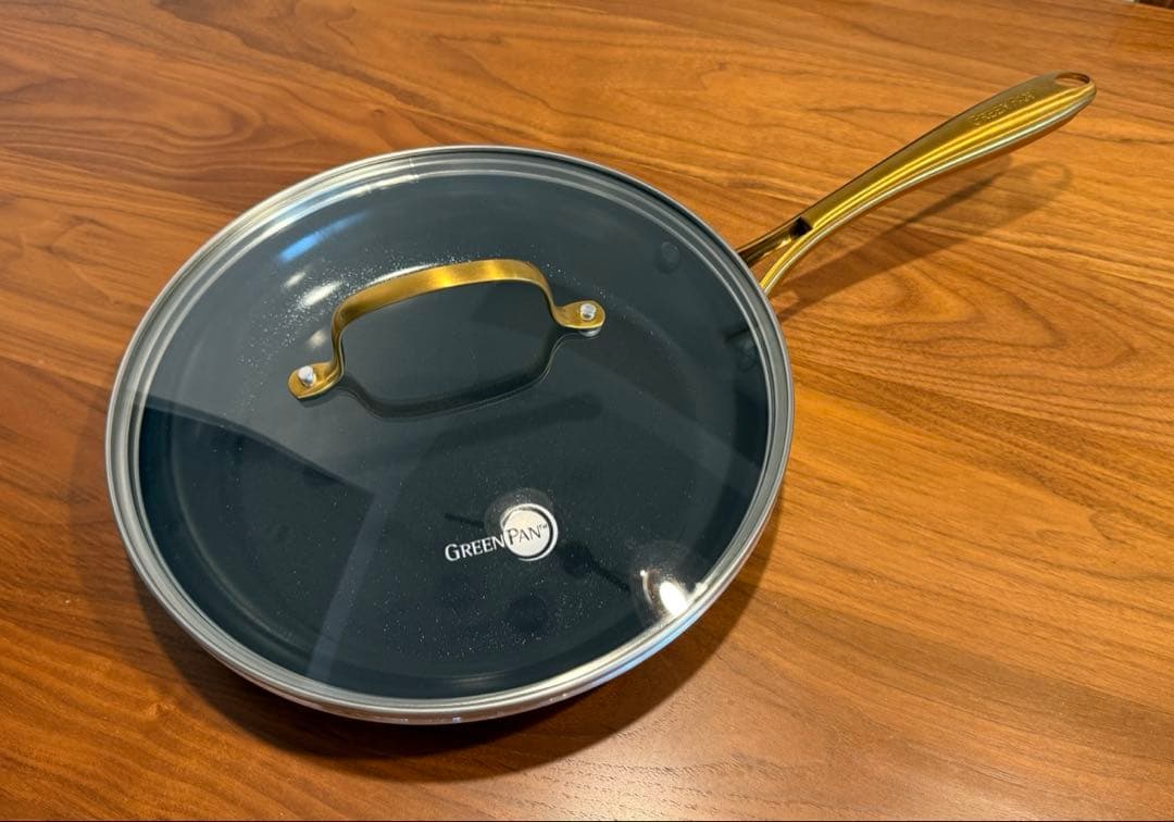 【美品】グリーンパン フライパン 26cm 専用蓋 ストゥディオ