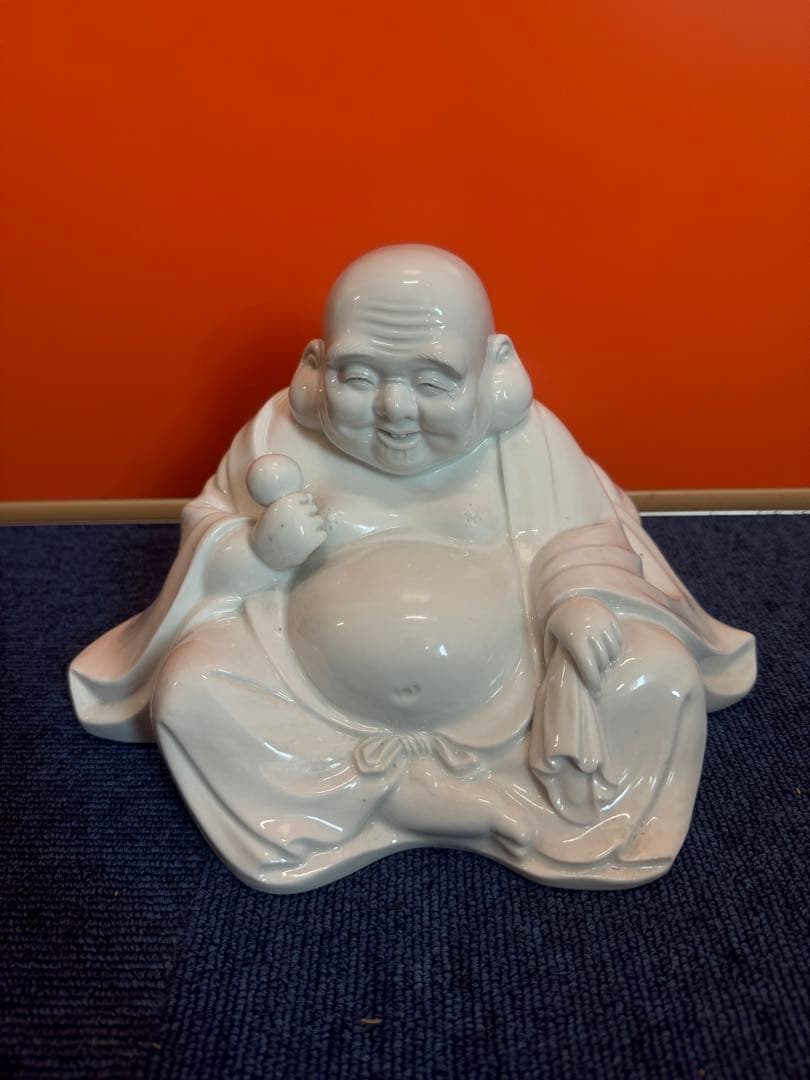 2061 平戸　白磁　布袋様　七福神　春画　美人画　縁起物　置物　古美術