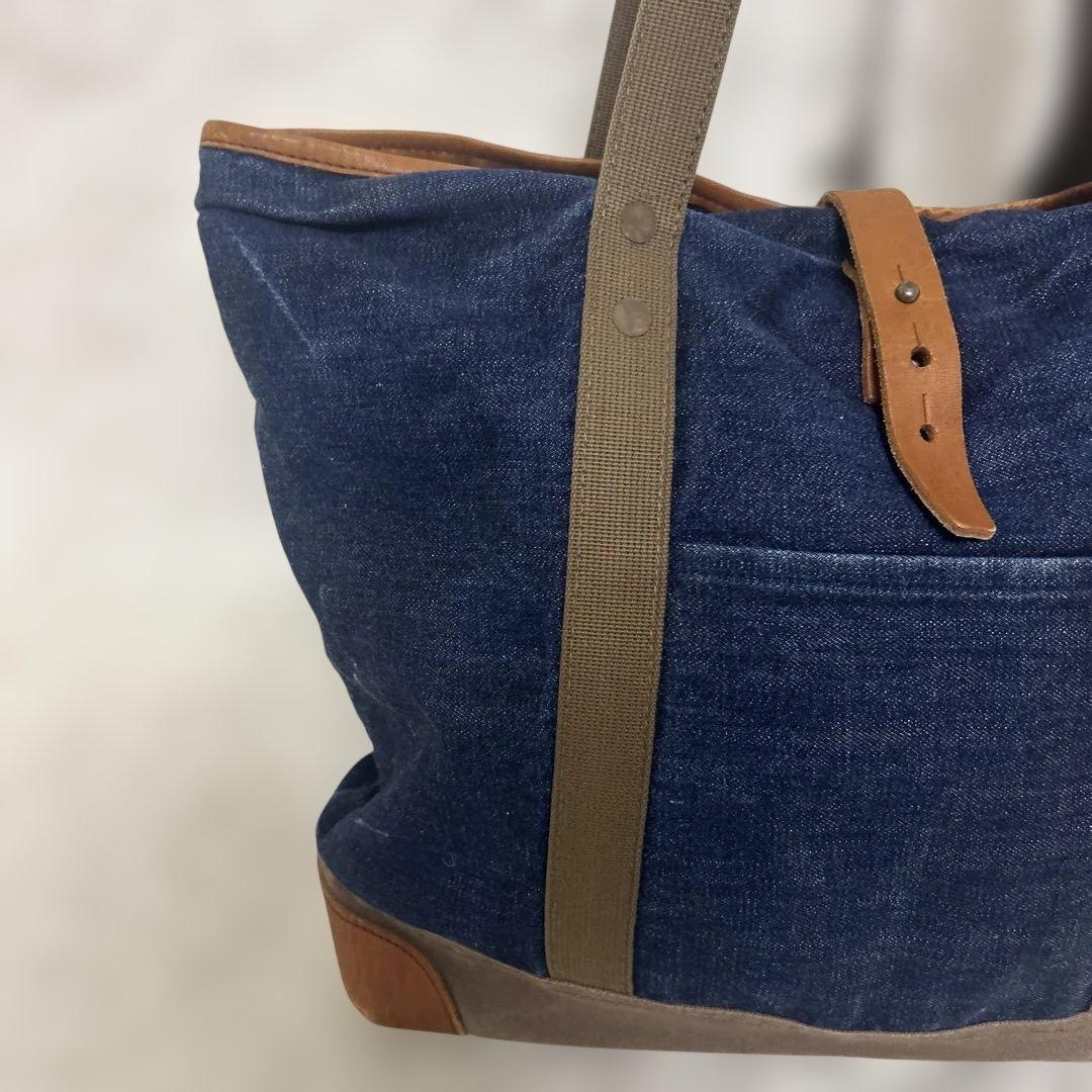 WARE HOUSE ウエアハウス　デニムトートバッグ　肩掛け　A4