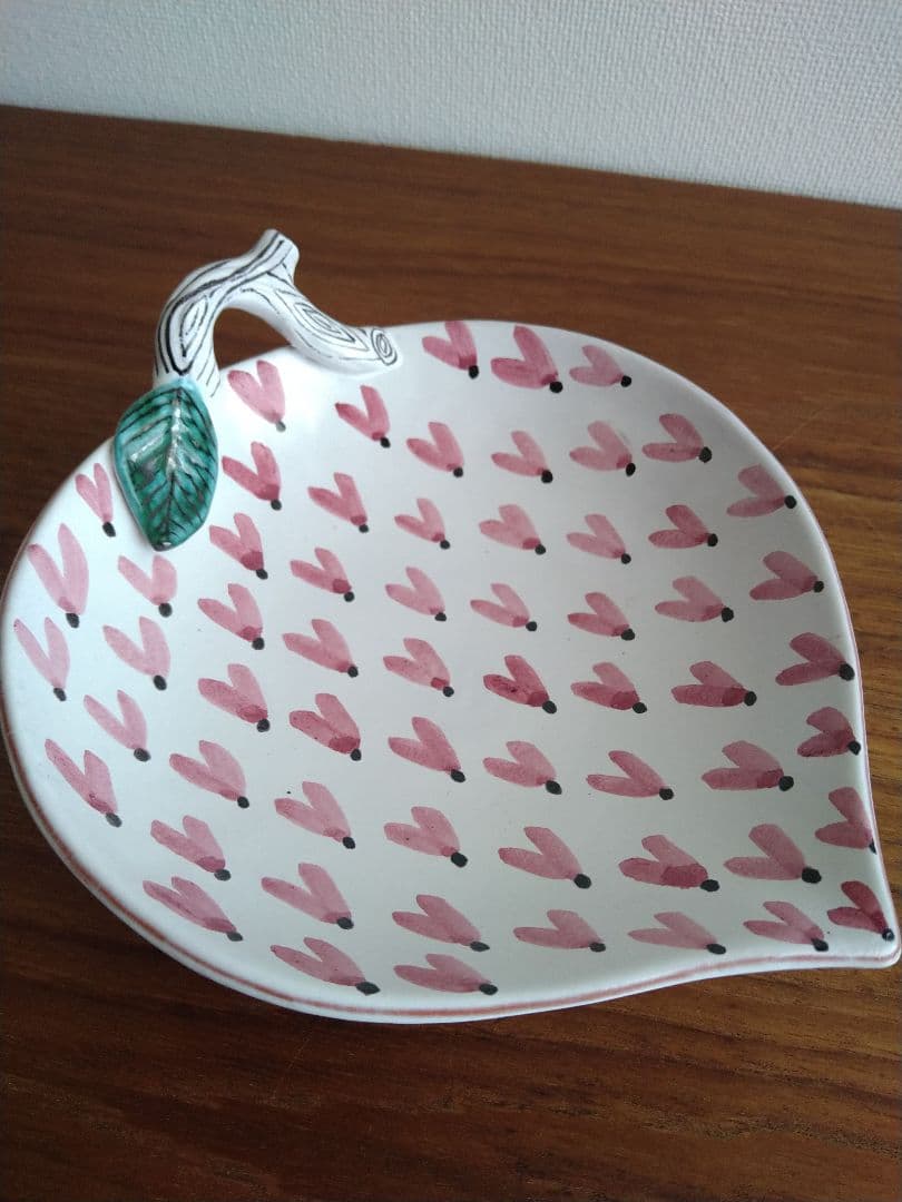 グスタフスベリ*ファイアンス*リーフプレート