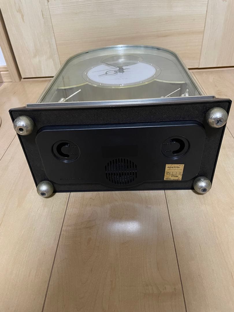 【美品】Small World ウサギ音楽隊　置き時計　からくり時計　動作確認済