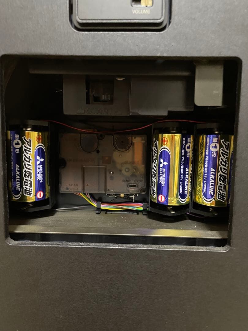 【美品】Small World ウサギ音楽隊　置き時計　からくり時計　動作確認済