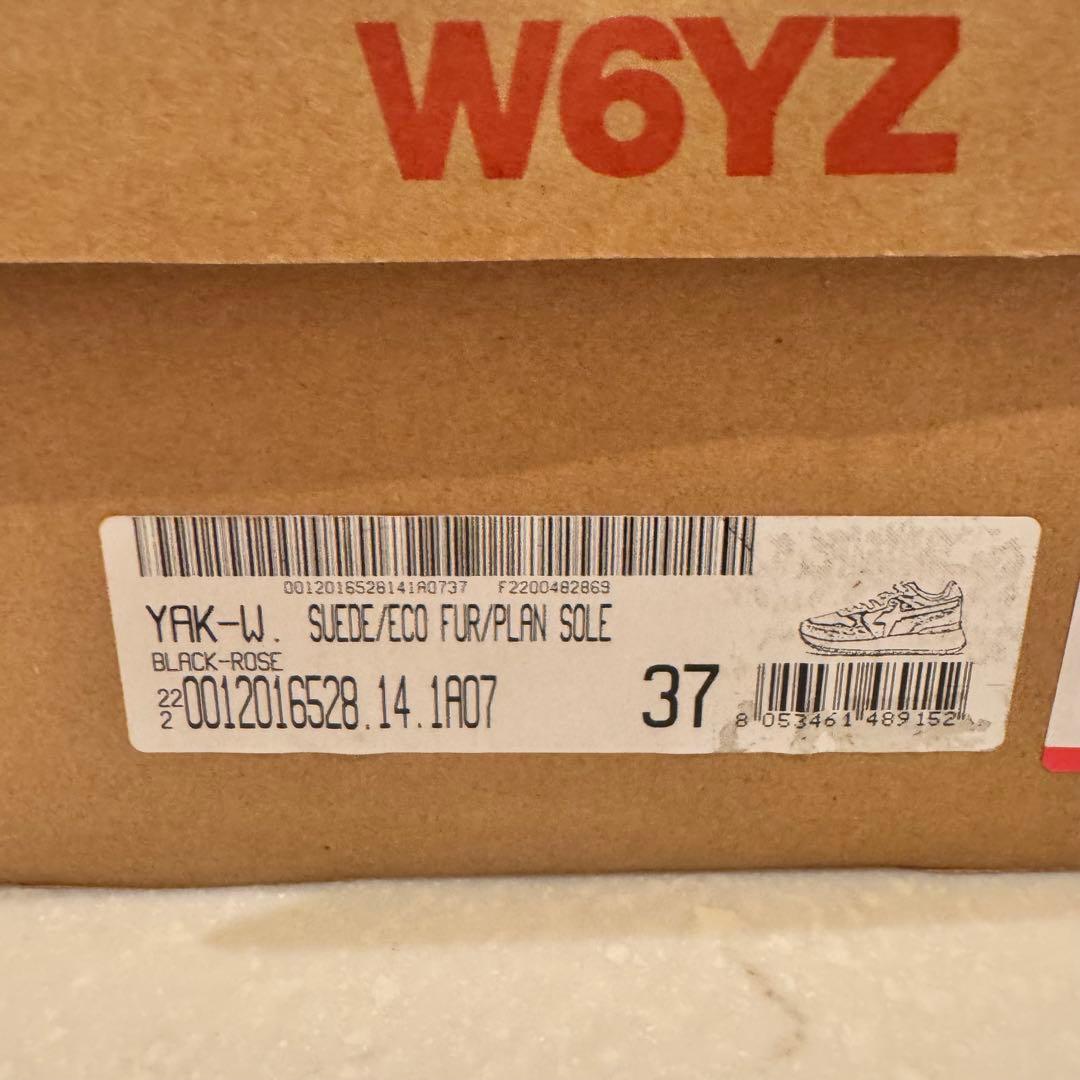 EU37 新品箱付き　W6YZ ウィズ YAK-W カラフル 厚底スニーカー