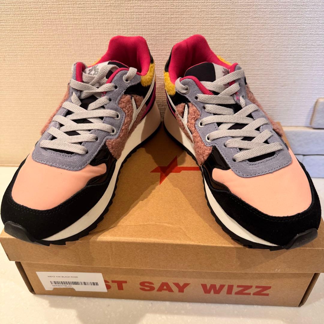 EU37 新品箱付き　W6YZ ウィズ YAK-W カラフル 厚底スニーカー