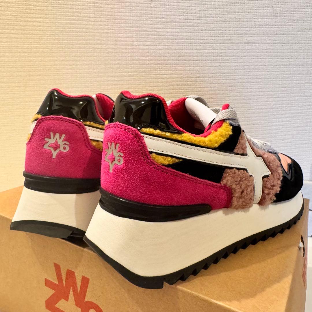 EU37 新品箱付き　W6YZ ウィズ YAK-W カラフル 厚底スニーカー