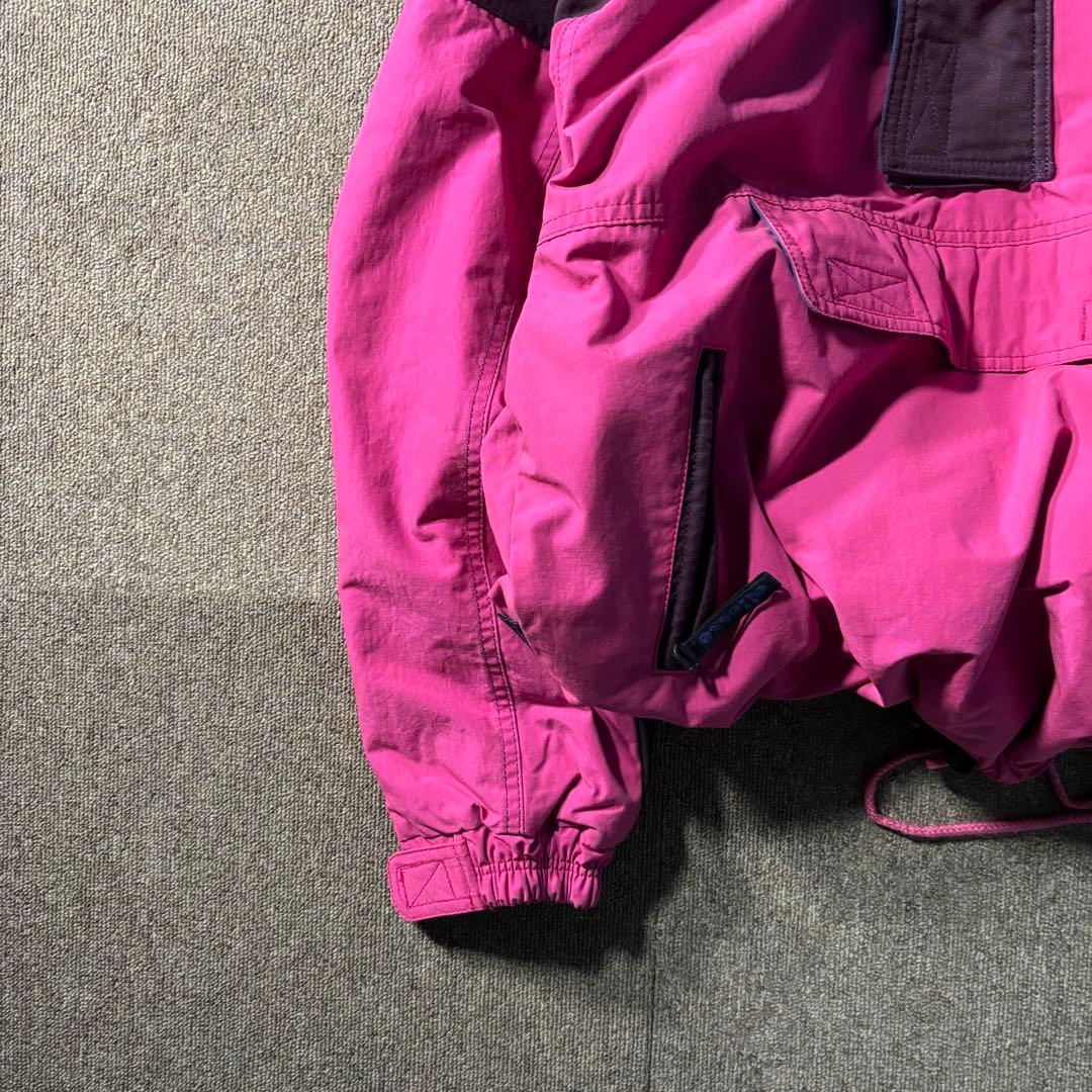 90s ellesse アノラックパーカー スノボウェア ドローコード 短丈