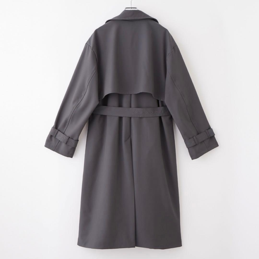 【美品】Loose/ルース モードオーバー ハイネックトレンチコート