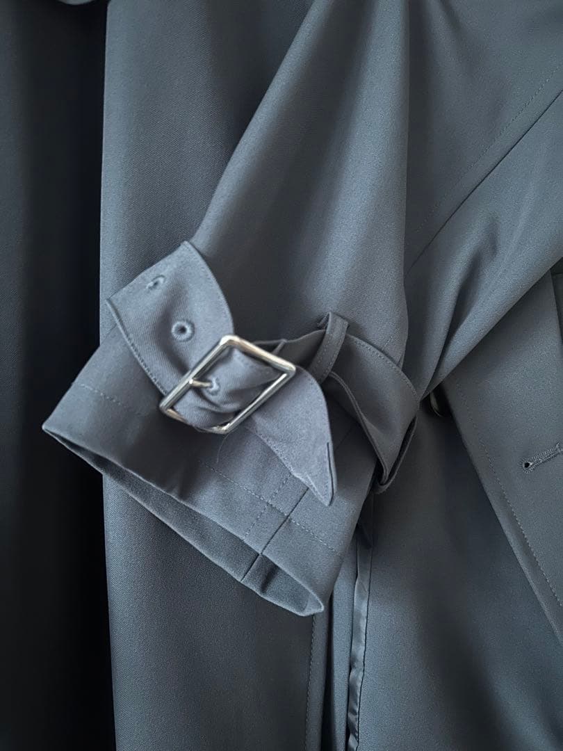【美品】Loose/ルース モードオーバー ハイネックトレンチコート