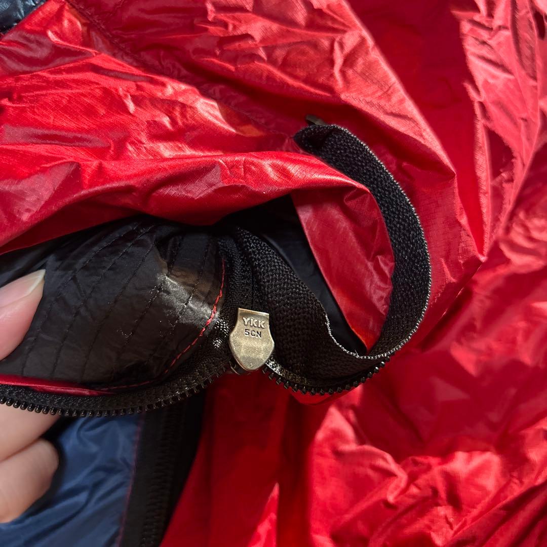 NANGA オーロラライト 900DX Sサイズ 寝袋 シュラフ 赤/青 厳冬期