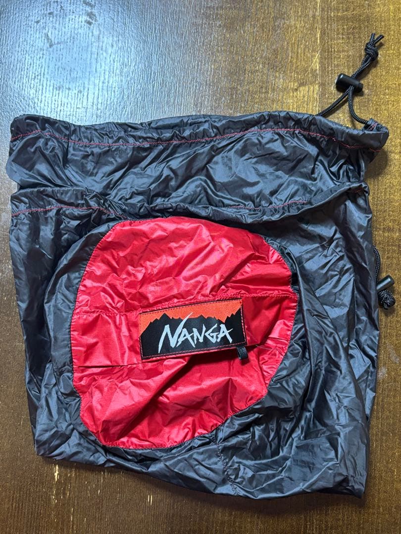 NANGA オーロラライト 900DX Sサイズ 寝袋 シュラフ 赤/青 厳冬期