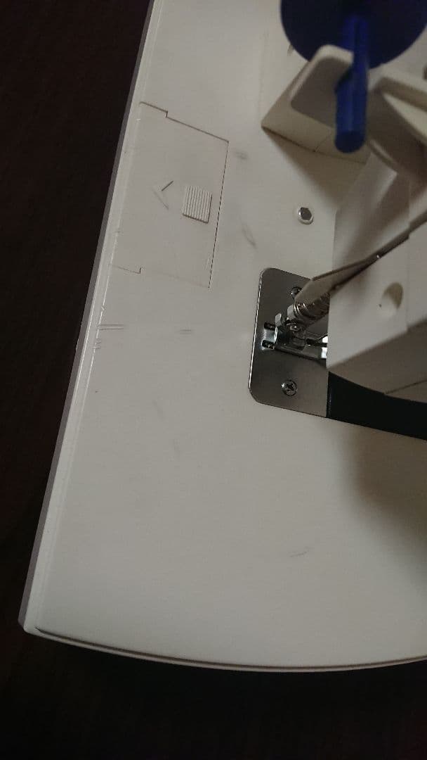 【当時の保証書・説明書・付属品つき】アンティーク☆レトロ☆木製裁縫箱・小型ミシン