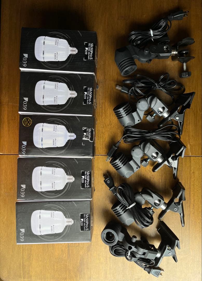 撮影用039 Sh50Pro-S LEDランプ スタンダード 5点セット
