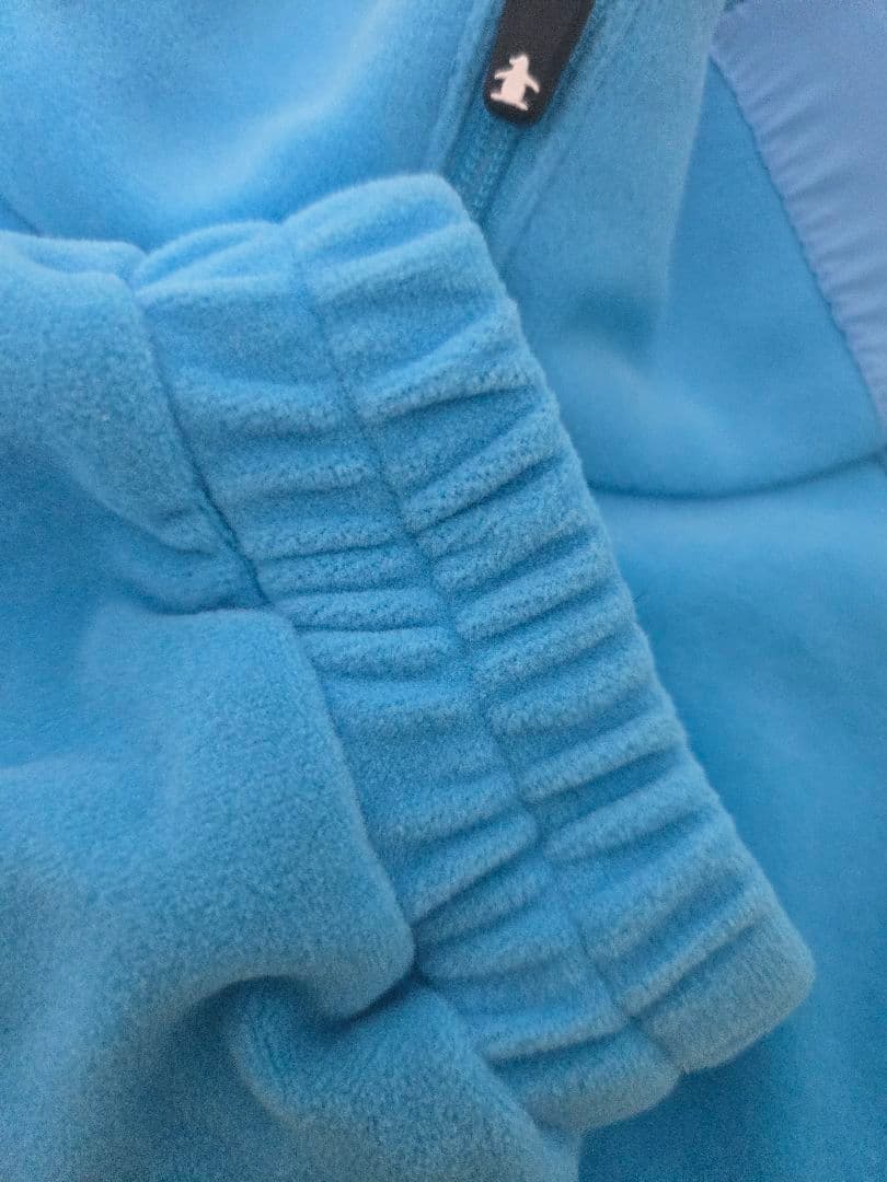 マンシングウェア 水色 ハーフジップセーター トレーナー