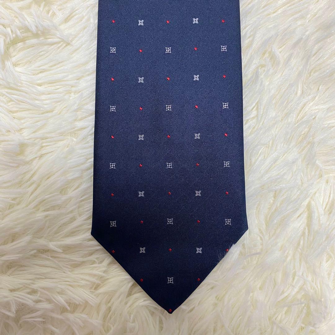 Louis Vuitton ルイヴィトン ドット柄 モノグラム シルクネクタイ