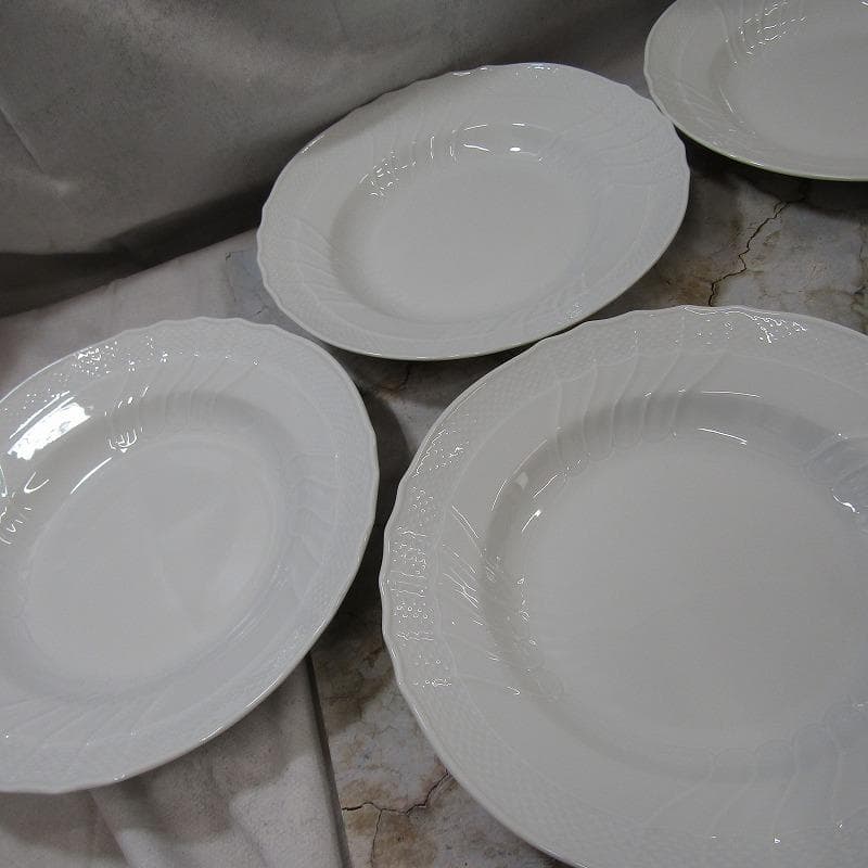 RU-6446　リチャードジノリ　ベッキオホワイト　スープ皿　23cm　セット