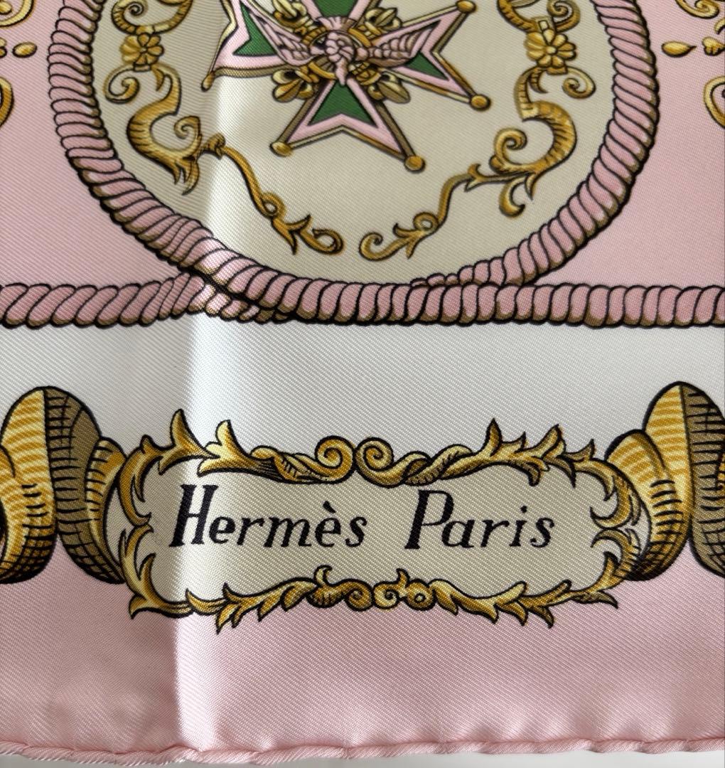 エルメス HERMES スカーフ カレ90 LVDOVICVS MAGNVS