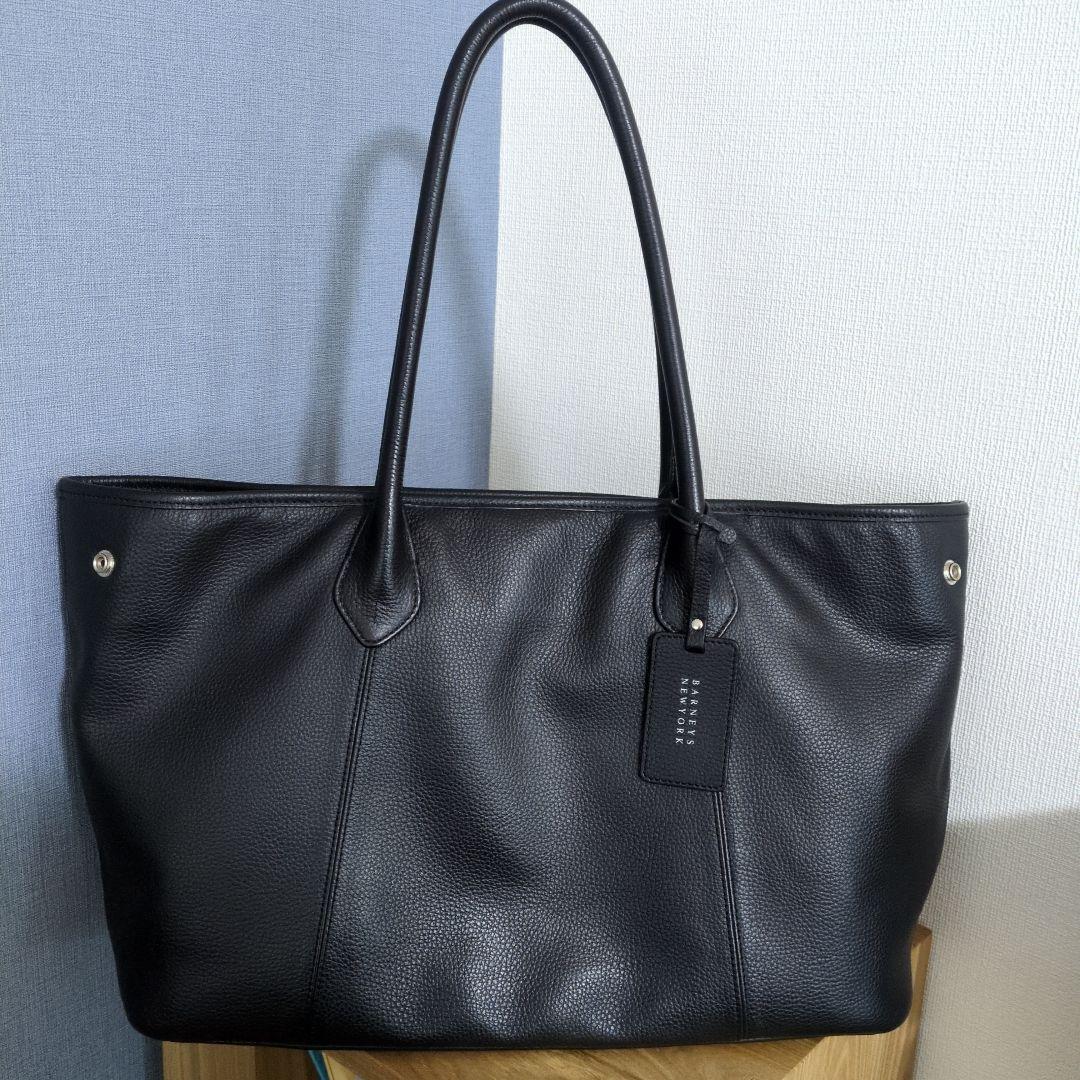 バーニーズニューヨーク　レザートートバッグ