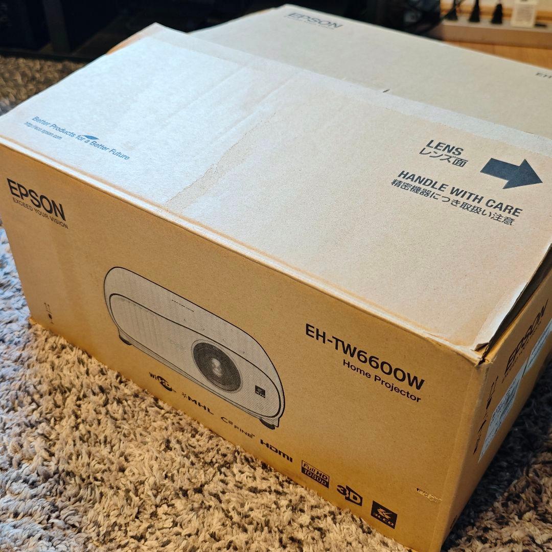 エプソン EH-TW6600W プロジェクター ワイヤレス送信 動作確認済