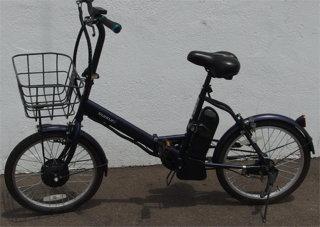 札幌引取り限定 電動アシスト付き無変速自転車 3段変則 20インチ式