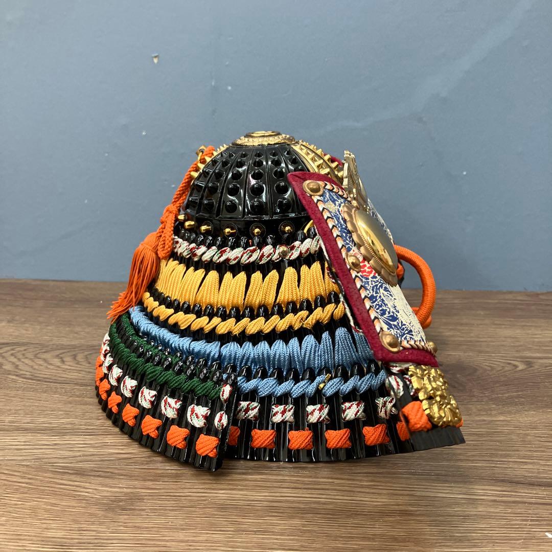 A-2 昭和レトロ 五月人形 兜飾り 雄山作 大鍬形 10号程度 伝統工芸