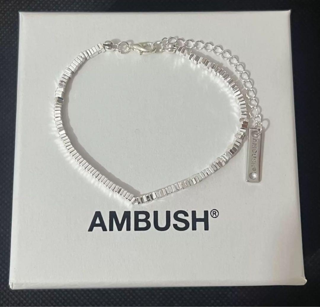 AMBUSHシルバービーズブレスレット