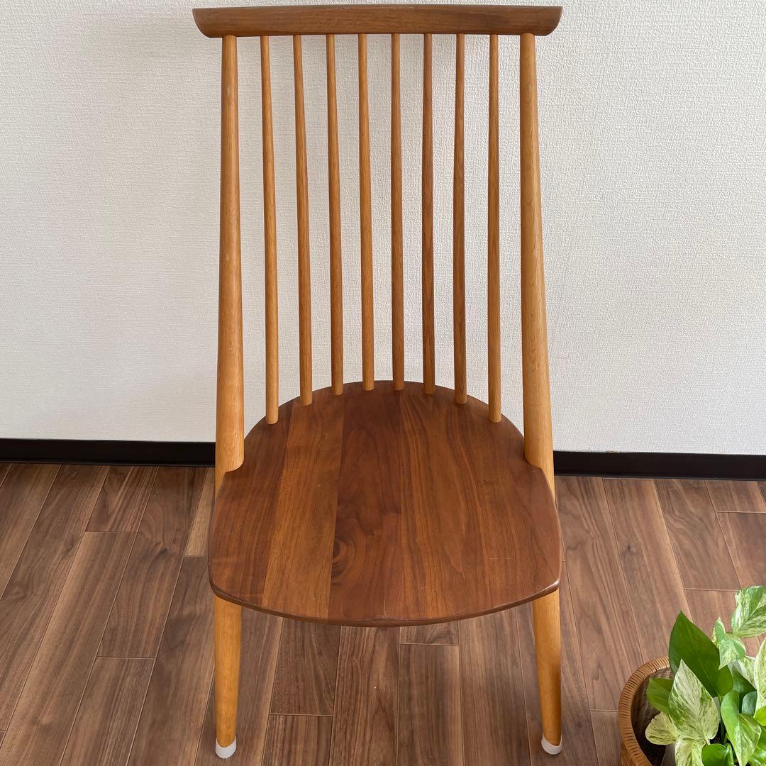 柏木工　シビルチェア（ウォールナット＋ナラ材）