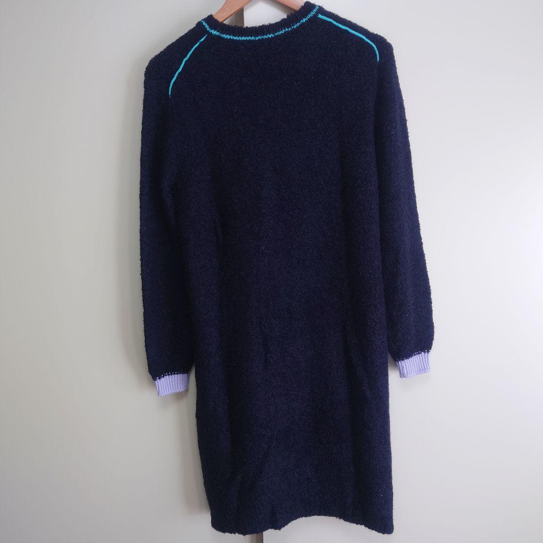 MARNI マルニ ワンピース 14Y ロゴ刺繍 ニット