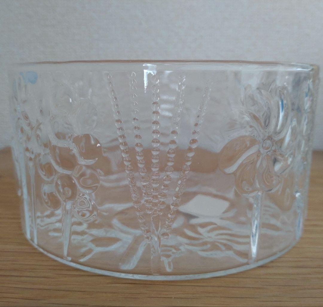 廃盤☆新品未使用☆ フローラ ボウル クリア 150mm 15㎝