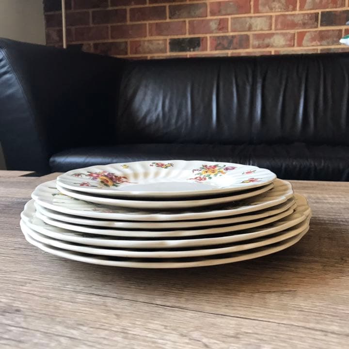 【6枚セット】    ビンテージ皿　英国製