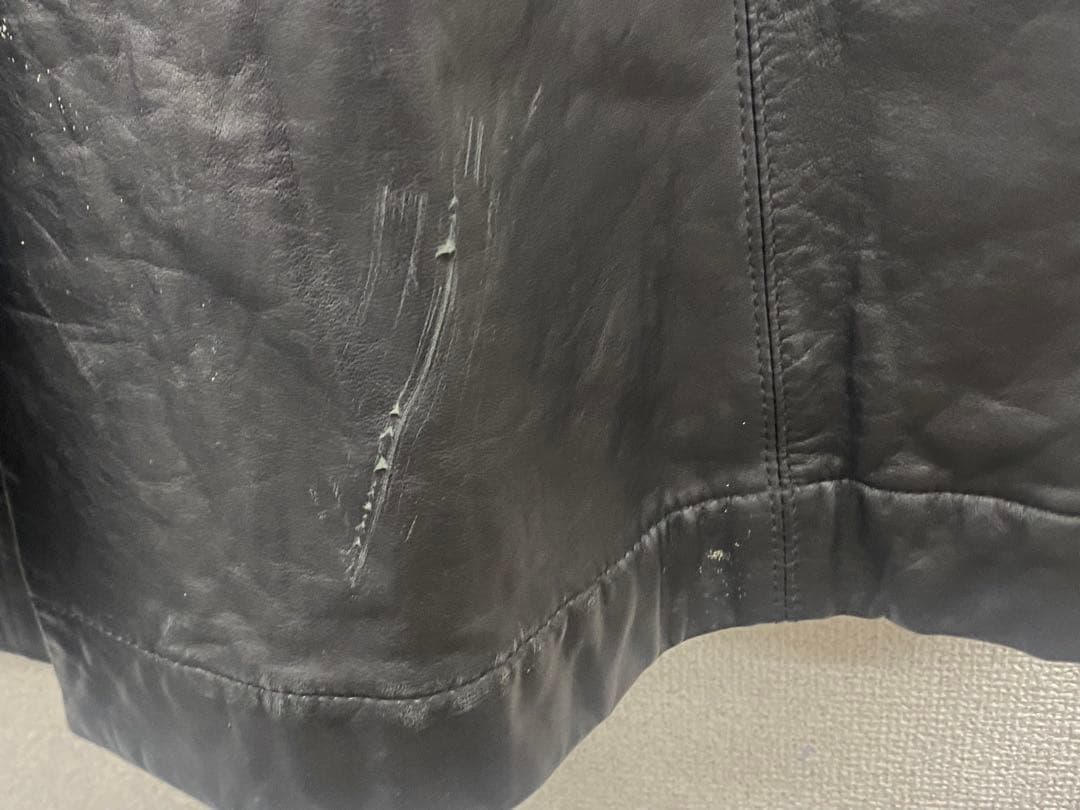 MEN’S TENORAS メンズティノラス レザー トレンチコート Mサイズ