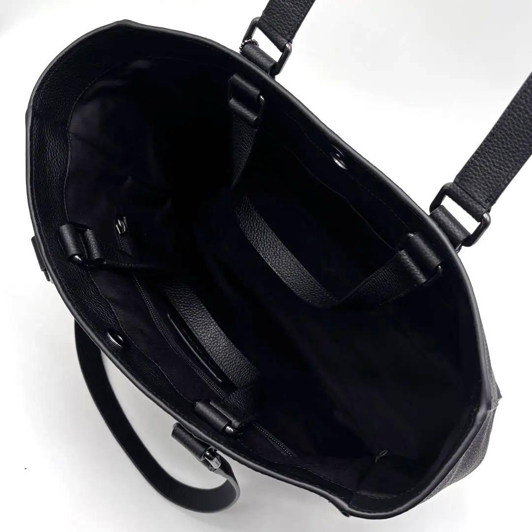 ✨極美品✨コーチ　トートバッグ　ハドソン　ダブルハンドル　オールレザー　2way