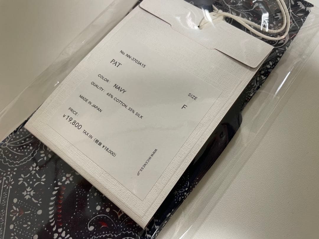 NICENESS PAT スカーフタイ