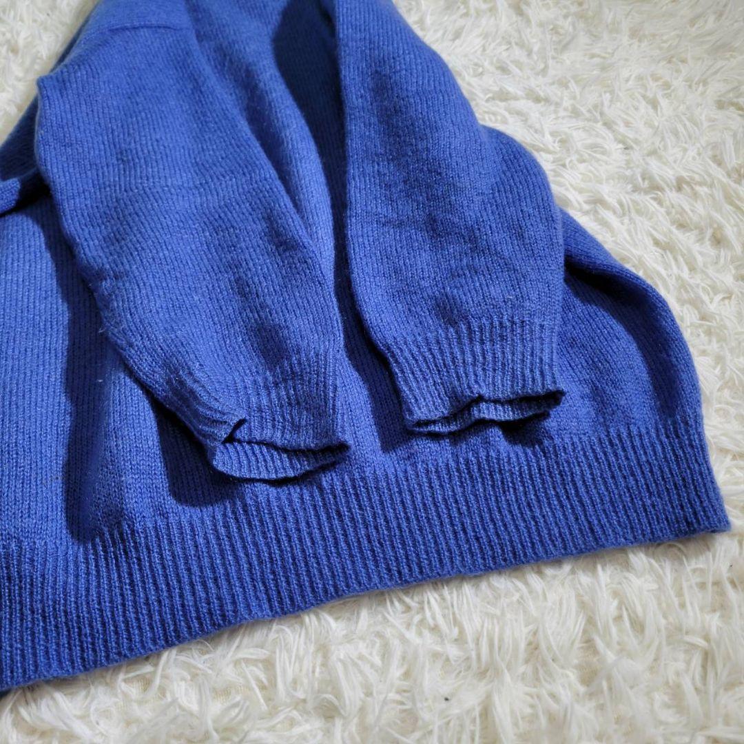 美品☆Max Mara　最高級　白タグ　ニット　モヘヤ ウール　クルーネック　M