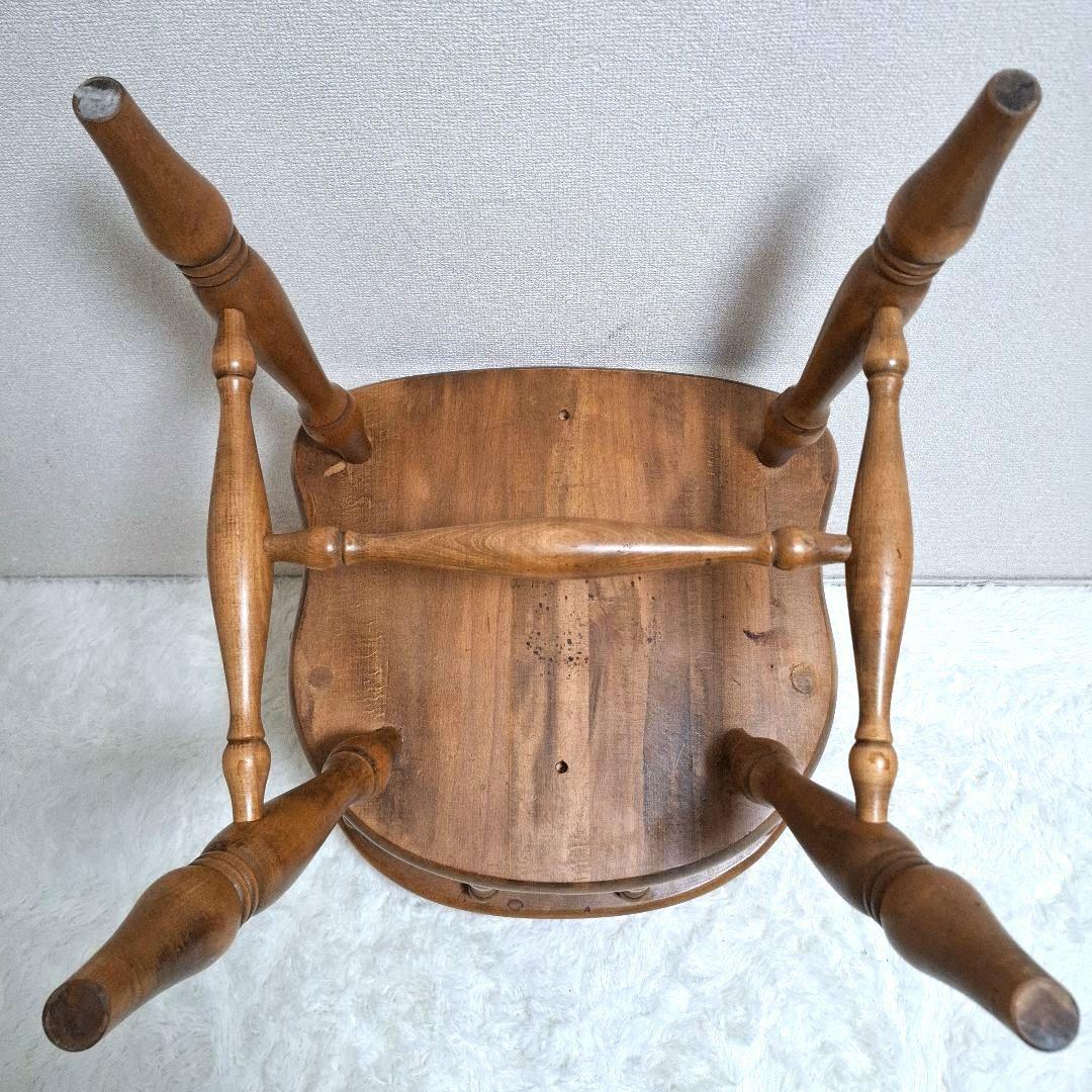 【美品】柏木工 木製 背もたれ 肘掛け付き椅子 アームチェア