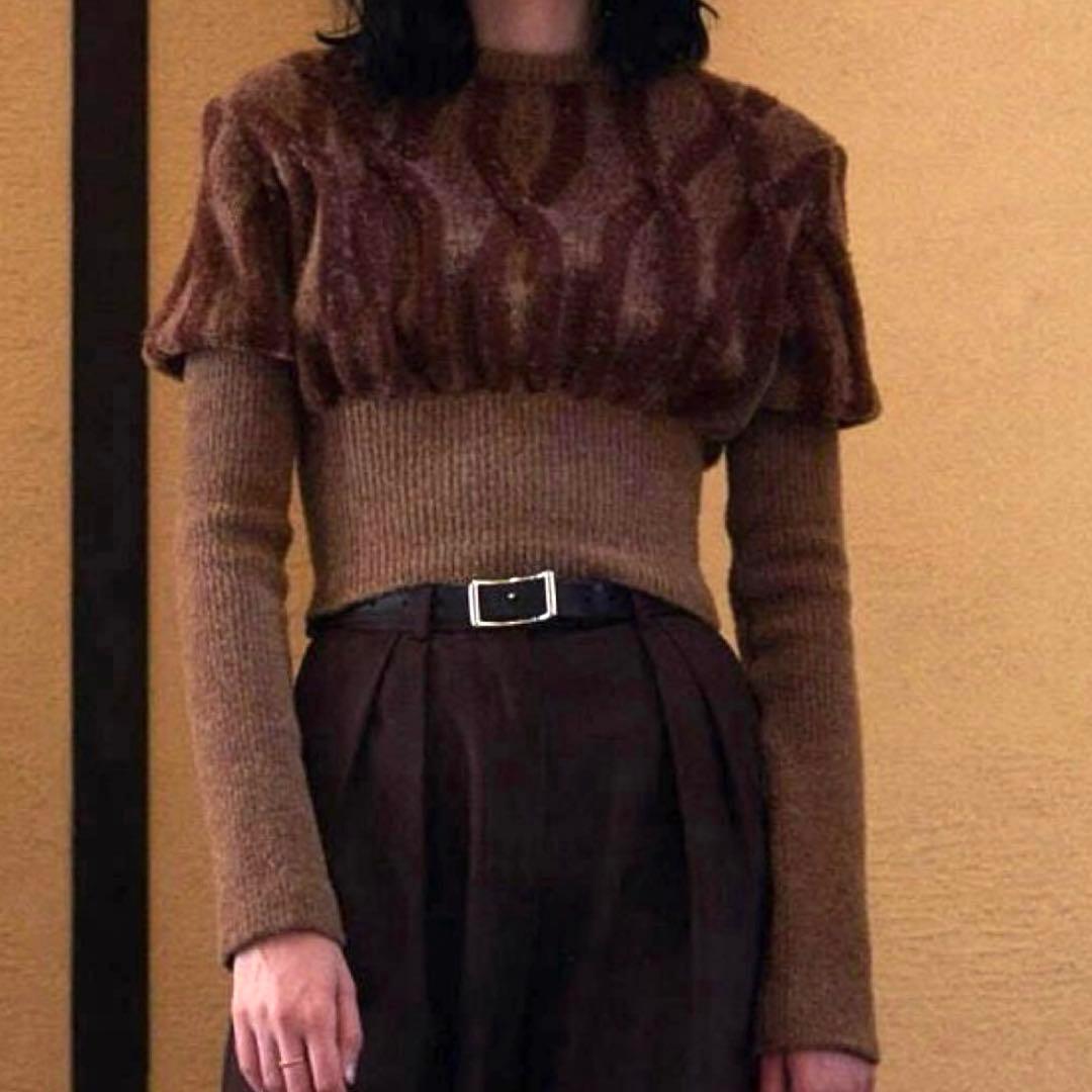 未使用　SATORU SASAKI　ウール　デザインニット