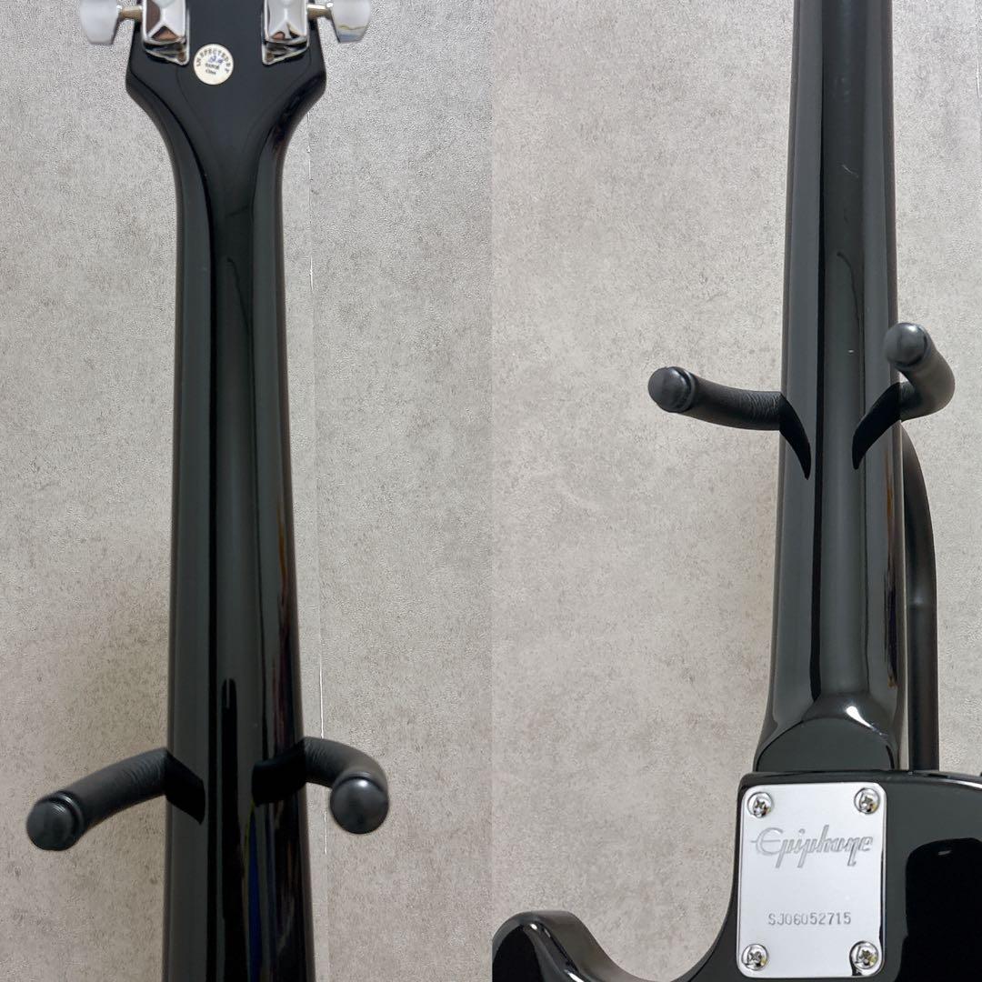 美品 エピフォン by ギブソン レスポールジュニア Jr. 黒 エレキギター