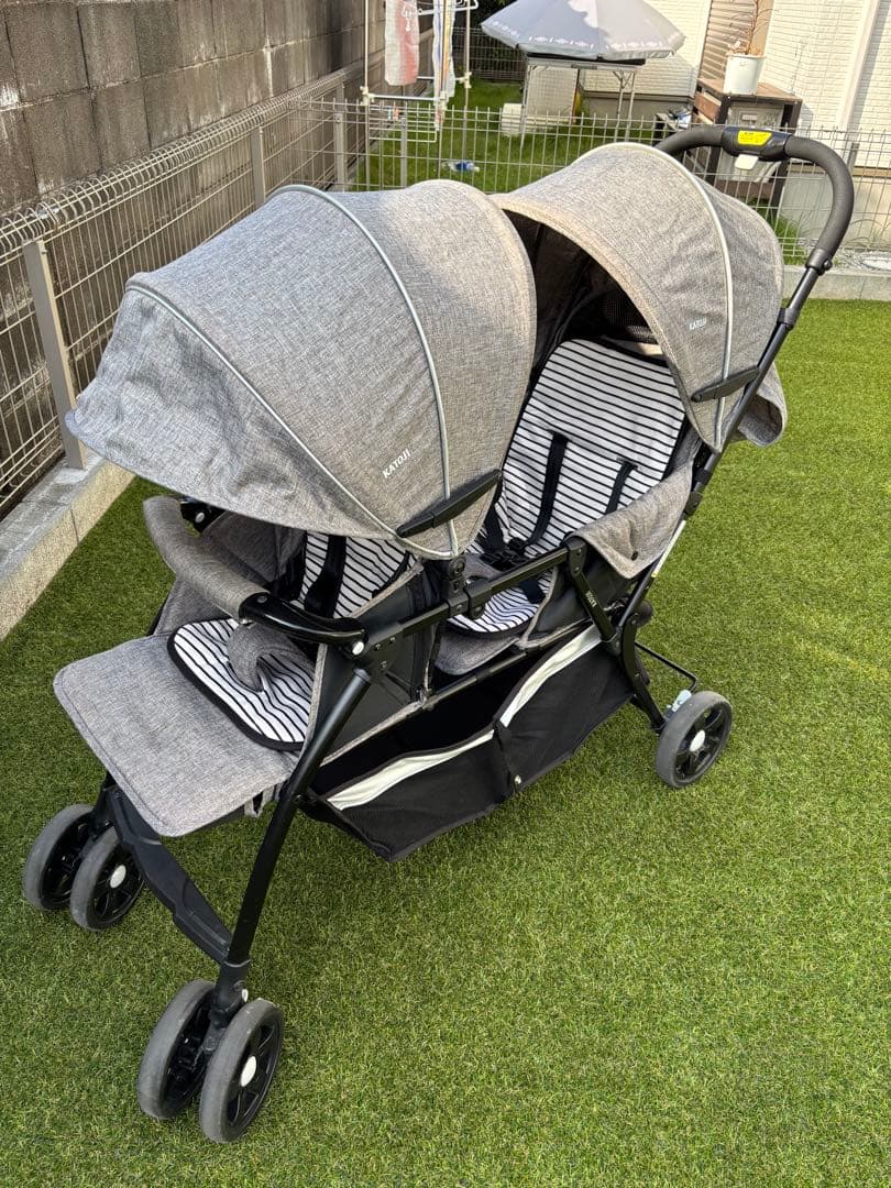 最終値下げ‼️早い者勝ち！美品　KATOJI タンデムストローラー ２人乗り