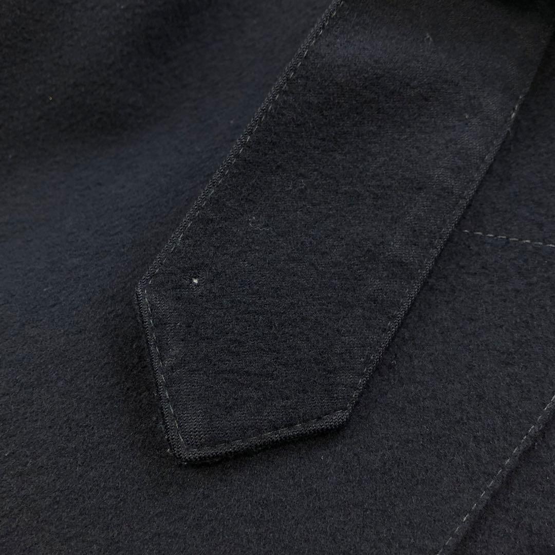 マッキントッシュ トレンチコート ウール 40サイズ/L位 ネイビー